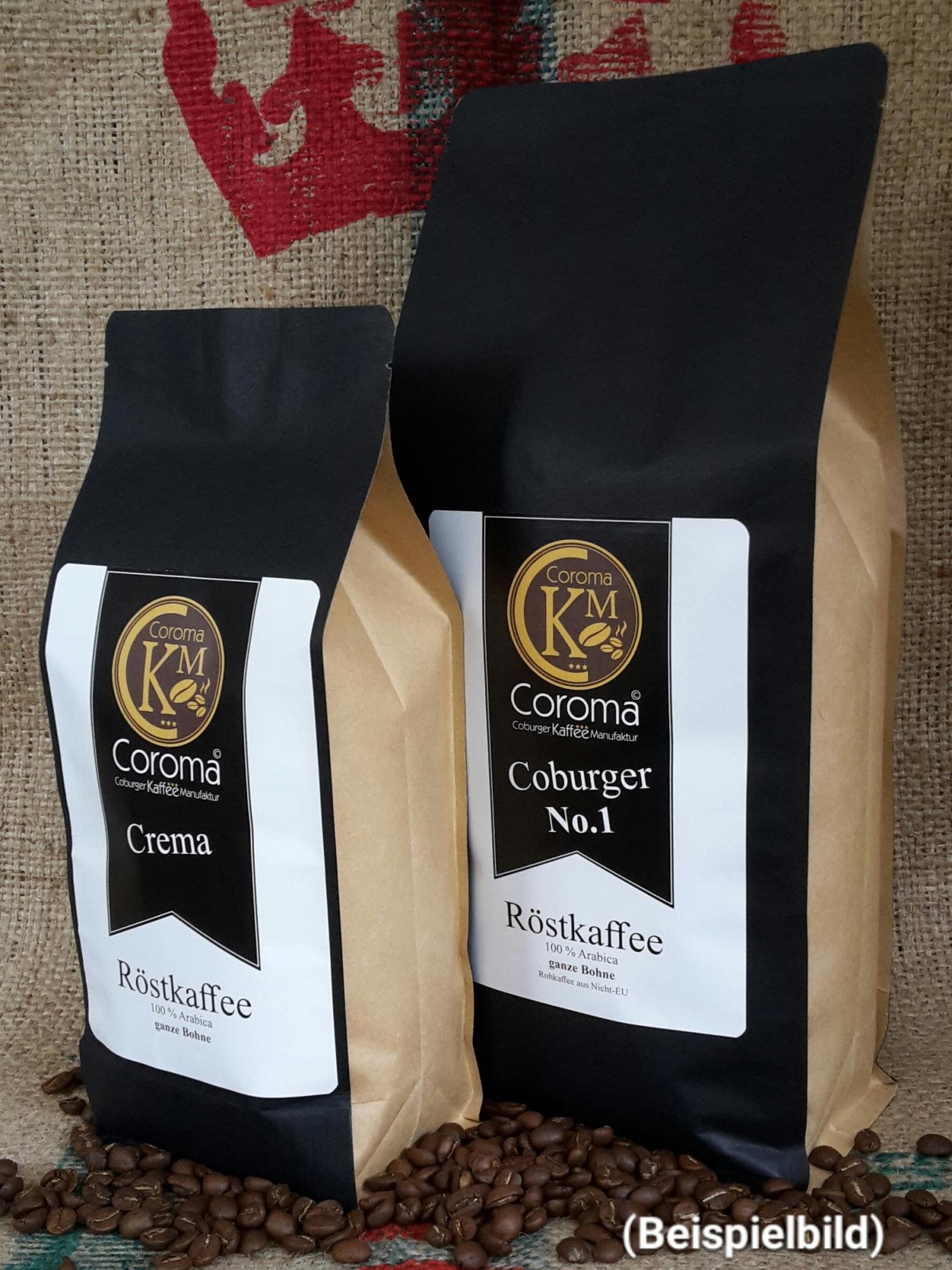 Nachfüllpack Colombia Supremo Huila ganze Bohne 1000g - Tüte