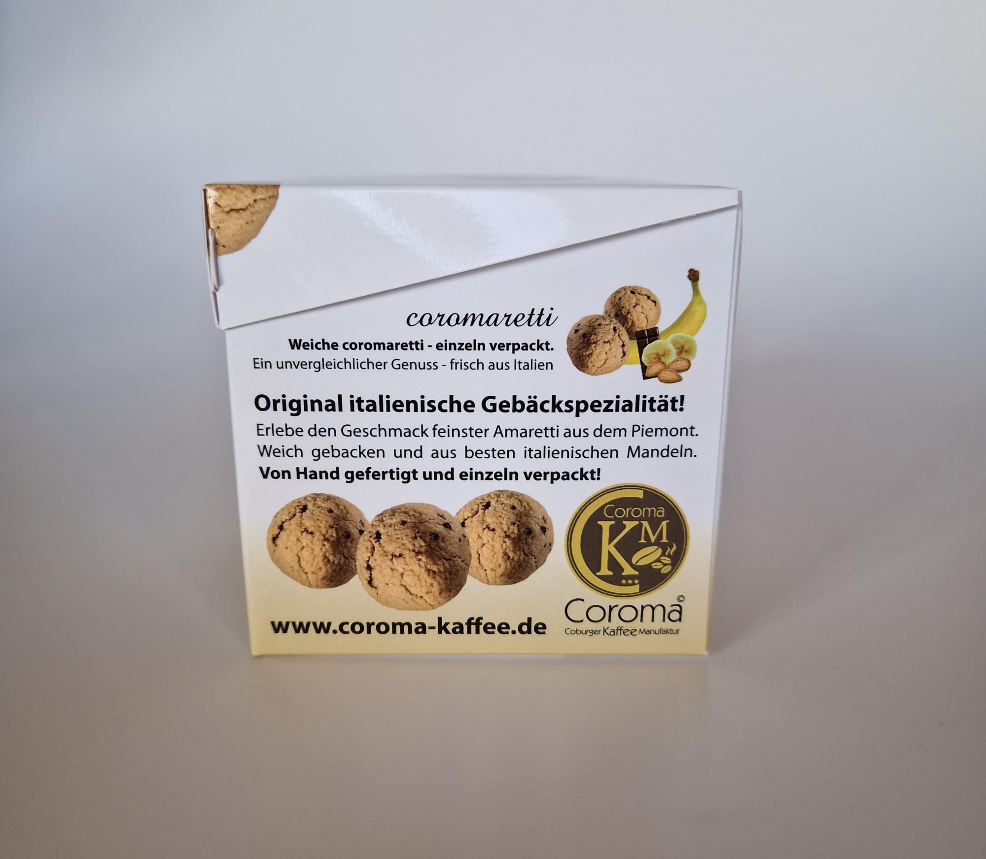 coromaretti - Amaretti morbidi - Banana e Cioccolato - Weiche Amaretti - Banane-Schokolade