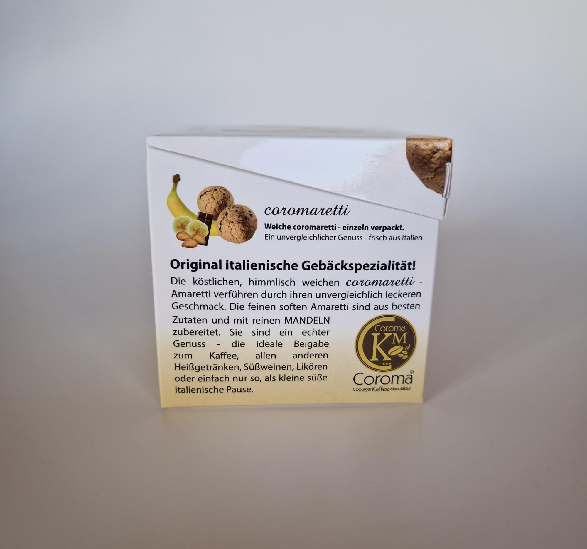coromaretti - Amaretti morbidi - Banana e Cioccolato - Weiche Amaretti - Banane-Schokolade